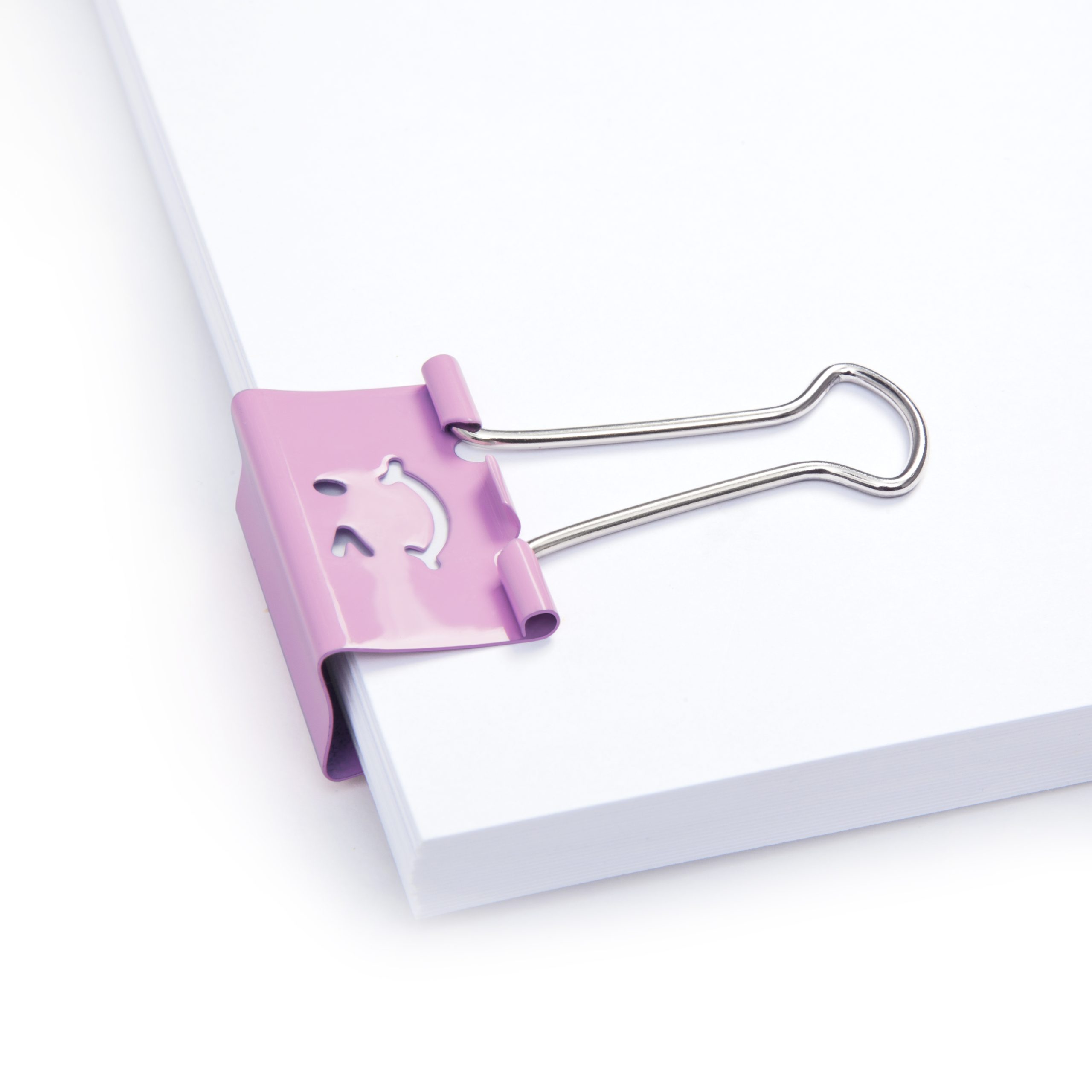 19mm Assorted Faces Foldback Clips - Candy Pink - Pack of 20 – Image 4