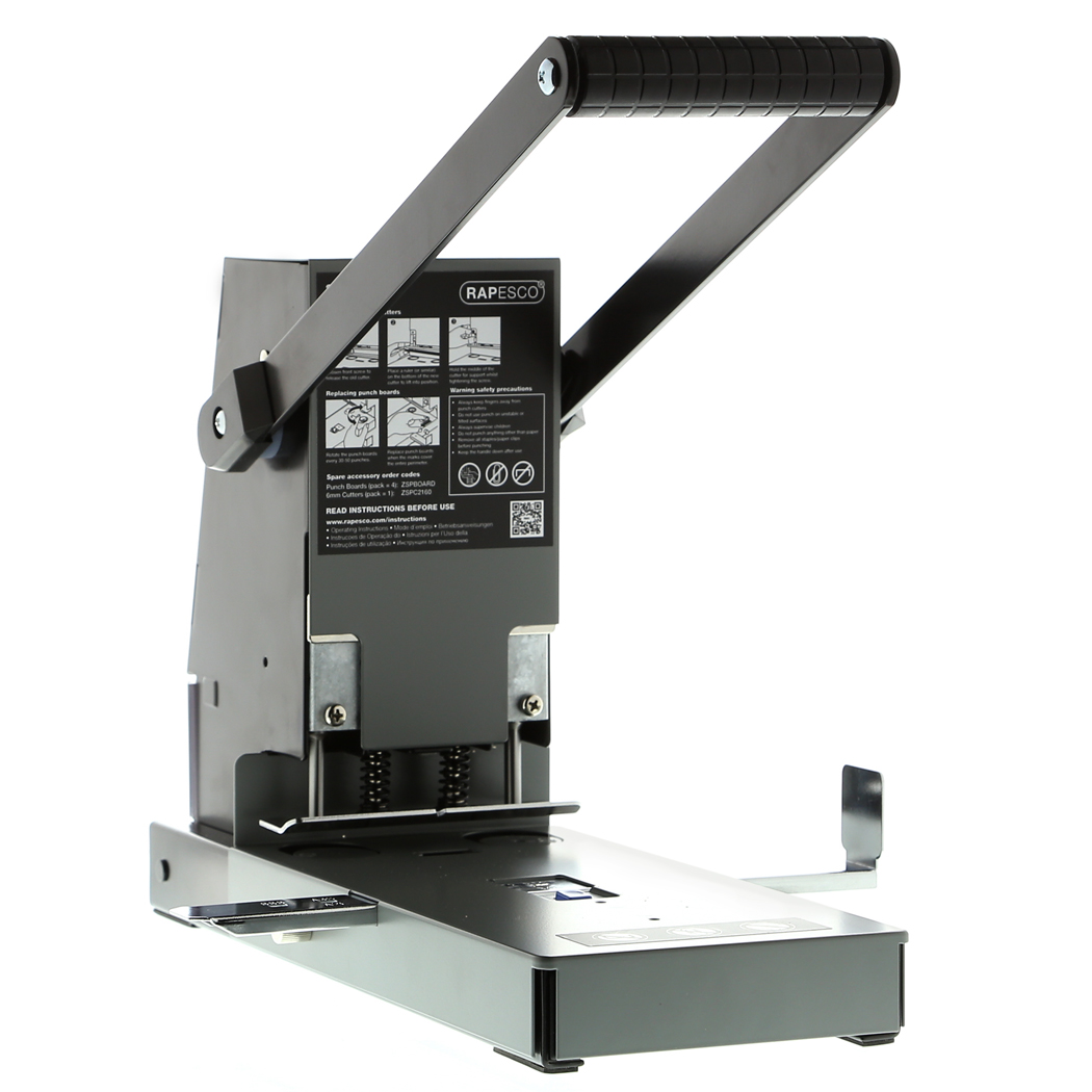 2160 Heavy Duty 2-Hole Punch - 300 Sheets - Black – Image 4