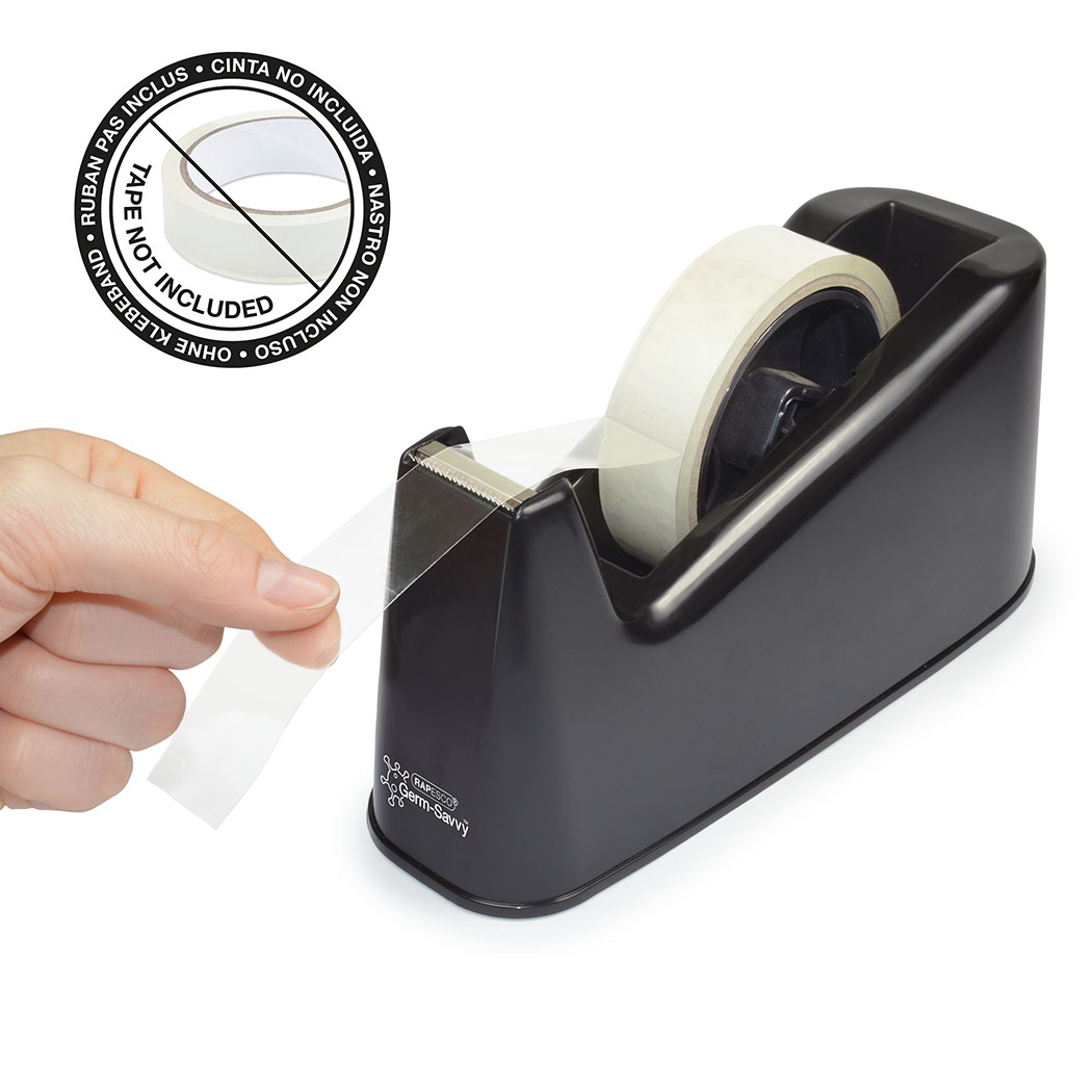 Germ-Savvy® Antibacterial 500 Heavy Duty Tape Dispenser - Black – Image 4