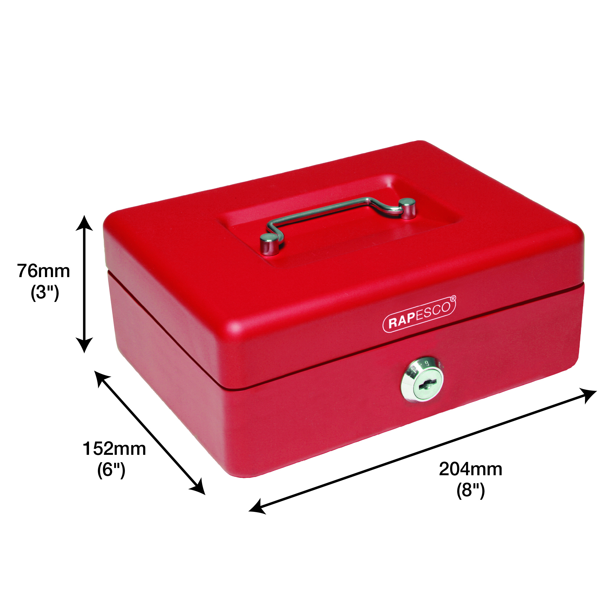 Cash Box 8" (20cm) - Red – Image 4