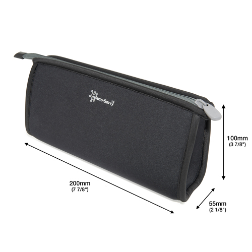 Germ-Savvy® Antibacterial Pencil Case - Black – Image 5