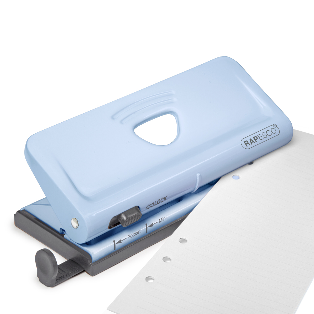 Adjustable 6-Hole Organiser/ Diary Punch - Powder Blue – Image 7