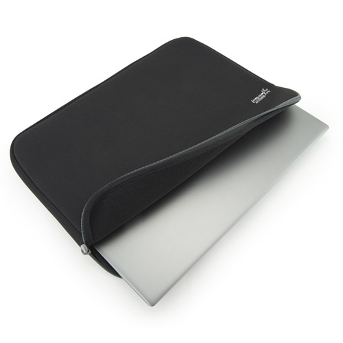 Germ-Savvy® Antibacterial 17.3” Laptop Sleeve - Black – Image 3