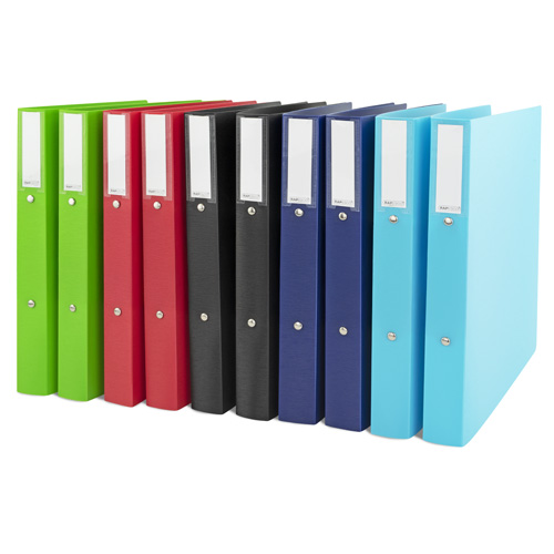 ECO GRS Recycled 38 mm 2-Ring Binder A4 - Bright Transparent - Pack of 10