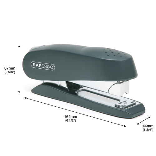 Luna Half Strip Front Loading Stapler - Charcoal – Image 4