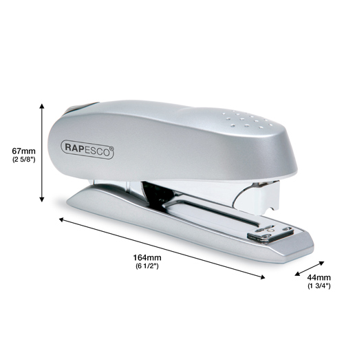 Luna Half Strip Front Loading Stapler - Silver – Image 3