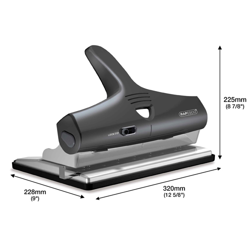 ALU Adjustable 2, 3 & 4 Hole Punch - Black/Silver – Image 3