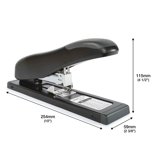 Germ-Savvy® Antibacterial ECO HD-100 Heavy Duty Stapler - Black – Image 6