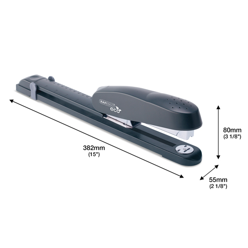 790 Front Loading Long Arm Stapler & 10000 26/8 mm Staples - Charcoal – Image 4
