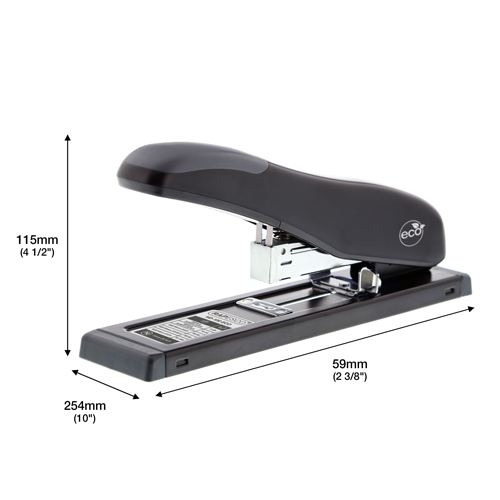 Germ-Savvy® Antibacterial ECO HD-100 Heavy Duty Stapler & 2000 x 923/10 mm Staples - Black – Image 6
