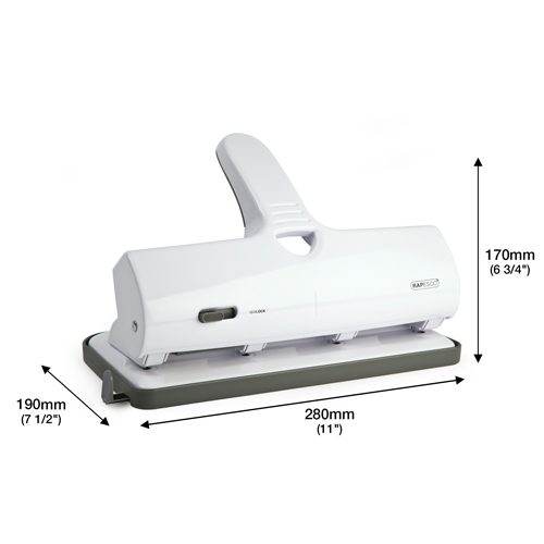 ALU 40 Heavy Duty 4-Hole Punch - White – Image 5