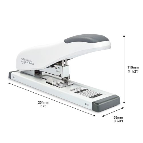 Germ-Savvy® Antibacterial ECO HD-100 Heavy Duty Stapler - Soft White – Image 6