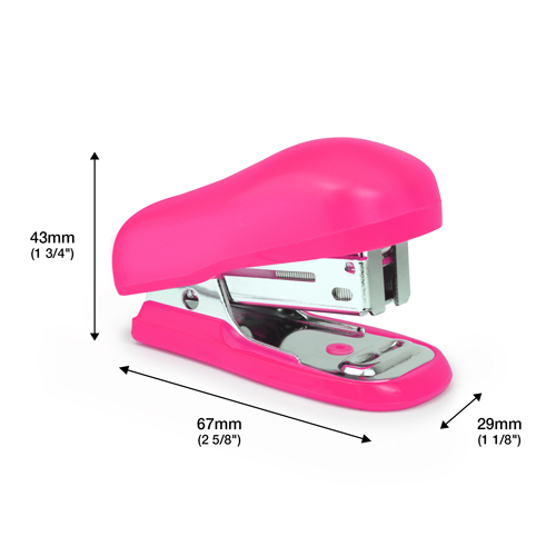 Bug Mini Stapler &1000 26/6mm Staples - Hot Pink – Image 5