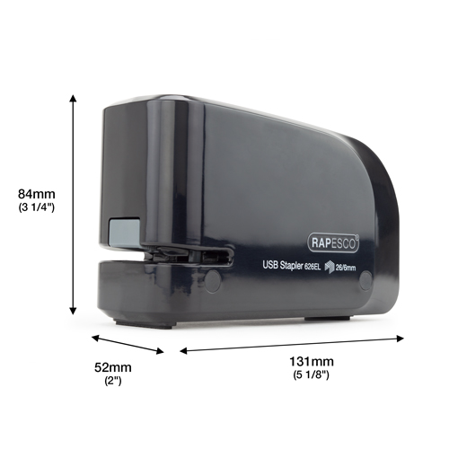 626EL Automatic USB Electric Stapler & 1000 26/6mm Staples - Black – Image 6