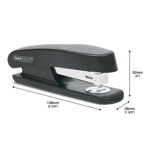 Germ-Savvy® Antibacterial Sting Ray Stapler with R4 Staple Remover & 5000 26/6mm Staples  – Black – Image 6