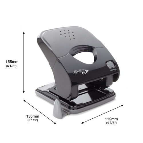 ECO X5-30ps Less Effort 2-Hole Punch - Black – Image 5