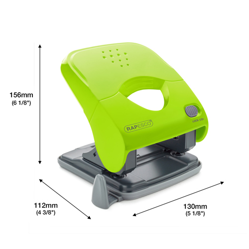 X5-40ps Less Effort 2-Hole Punch - Green – Image 2