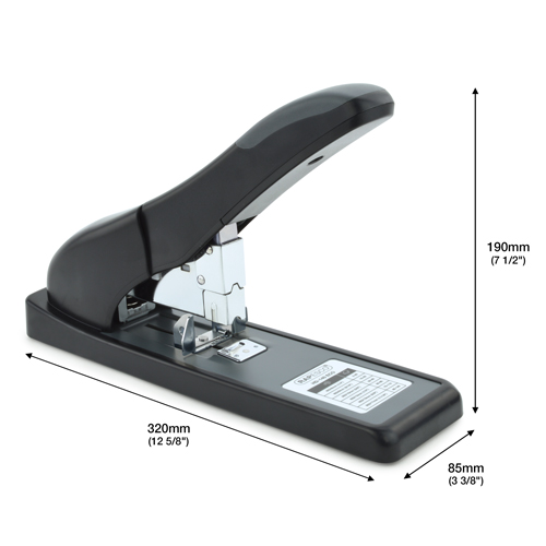 ECO HD-140 Heavy Duty Stapler & 1000 923/12mm Staples - Black – Image 6