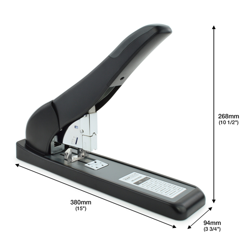 ECO HD-210 Heavy Duty Stapler & 1000 923/15mm Staples - Black – Image 6