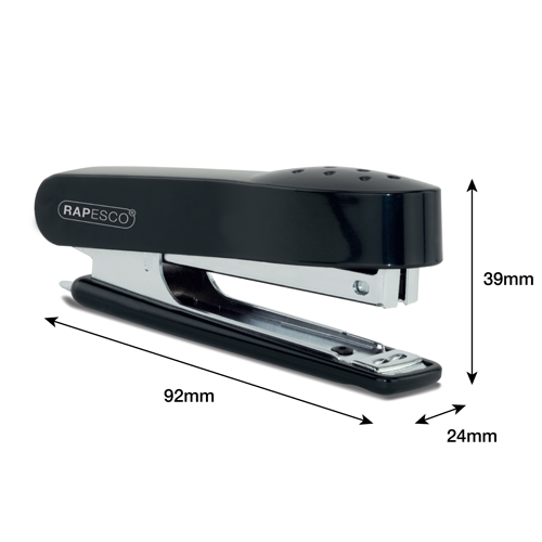 No. 10 Mini Stapler & 1000 Staples 10/4mm - Black – Image 4