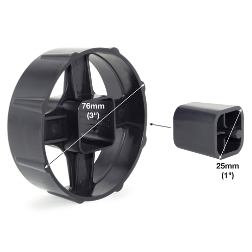 Tape Dispenser 25mm Core Wheel Replacement – Image 4