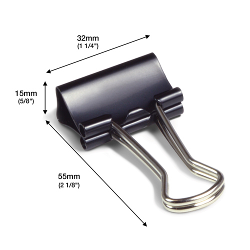 32mm Foldback Clips - Black - Pack of 10 – Image 4