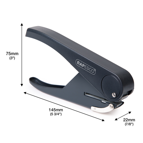 Sole Single Hole Punch - Black – Image 3